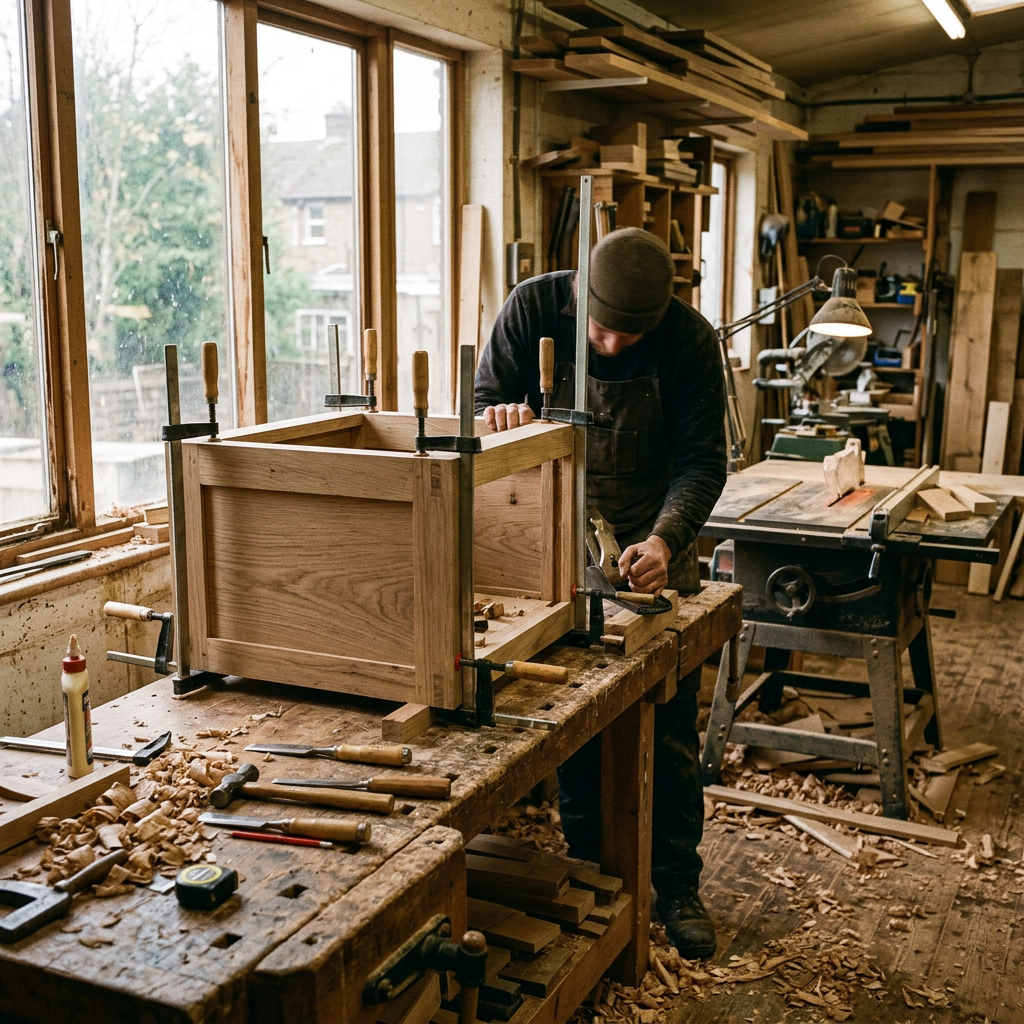 Workshop preparation for Fitted storage